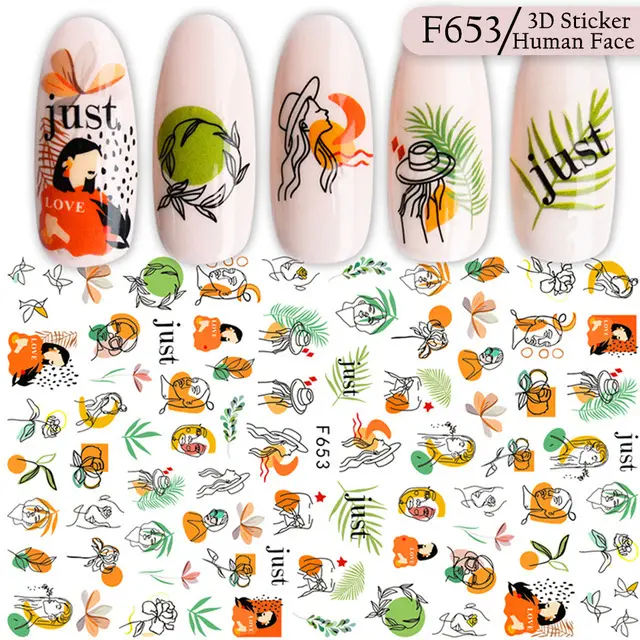 3D adhesive sticker color F653 - Shop at LoveMi