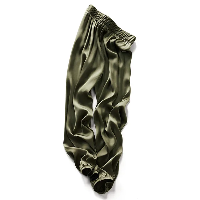 Casual wild net red trousers Olive Green - Shop at LoveMi