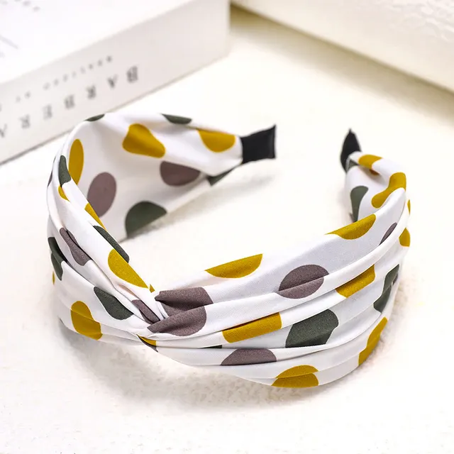 Honey House Jewelry Hair Hoop Girls Polka Dot Wide Side Hairpin White - Shop at LoveMi