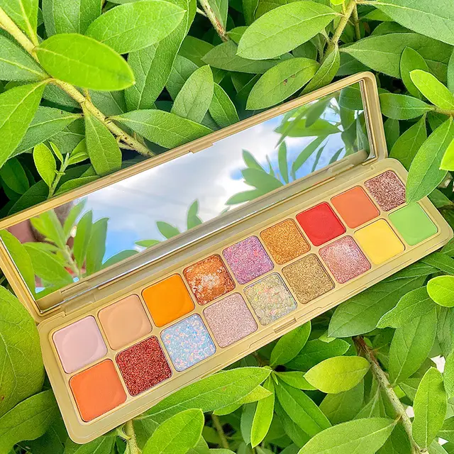 Glitter Pearlescent Waterproof Matte Smooth Eyeshadow 201 Lemon - Shop at LoveMi