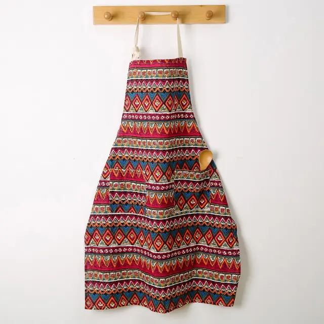 Cotton and linen Kitchen Apron 4Style - Shop at LoveMi