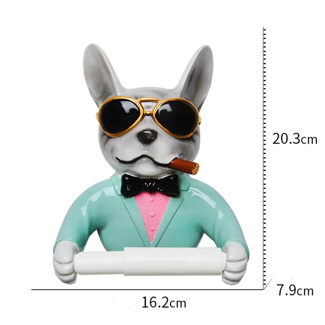 Funny perforated bathroom box, lovely toilet roll White - Shop at LoveMi