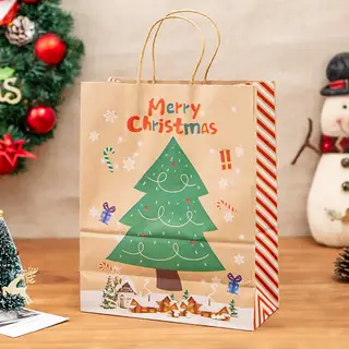 Santa's gift bag - Christmas Trees