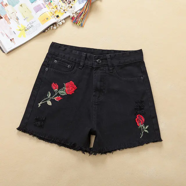 Rose white ripped jeans Black - Shop at LoveMi