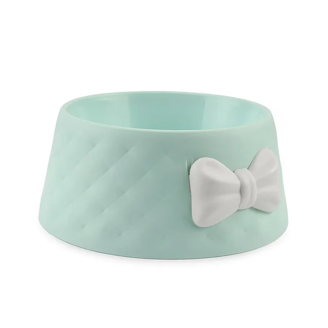Bow cat bowl dog bowl Green - Shop at LoveMi
