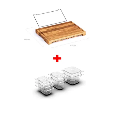 Vegetable Kitchen Cutting Board With Trays Storage Box Smooth Multifunction Practical Fruit Meat Bamboo Food Chopping Board Cutting Board+10Pcs B... Cutting Board+10Pcs Boxes - Shop at LoveMi