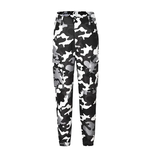 European and American camouflage pants White - Shop at LoveMi