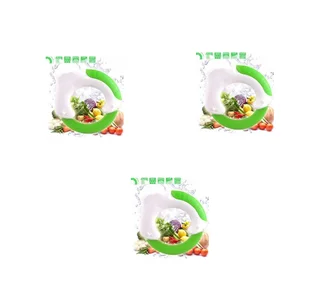 Rolling Knife Circular Kitchen Cutter with Hanging Hook - 3Pcs