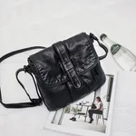new fashion handbag Crossbody Bag washed leather soft all-match lady Mini Handbag Bag - 2020 New Fashion Handbag Cross
