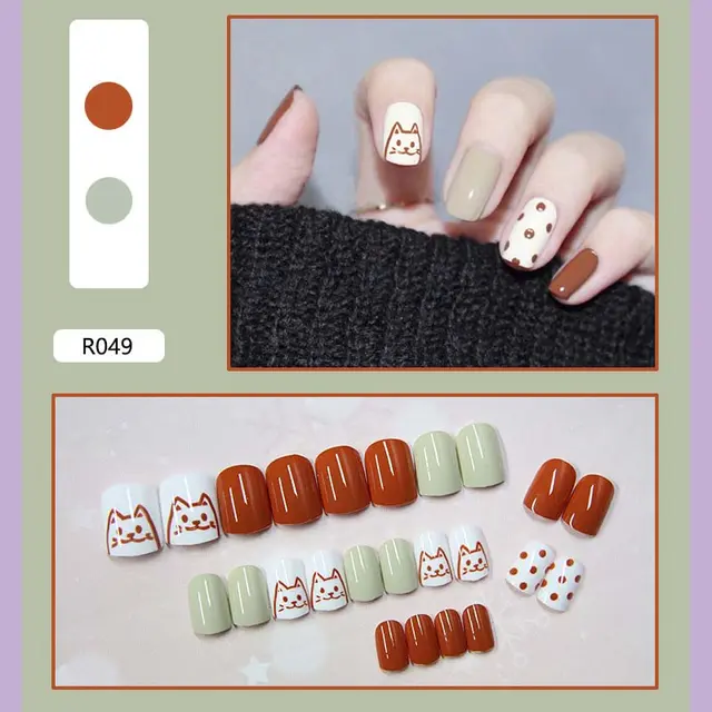 Detachable nail patch waterproof R049 - Shop at LoveMi