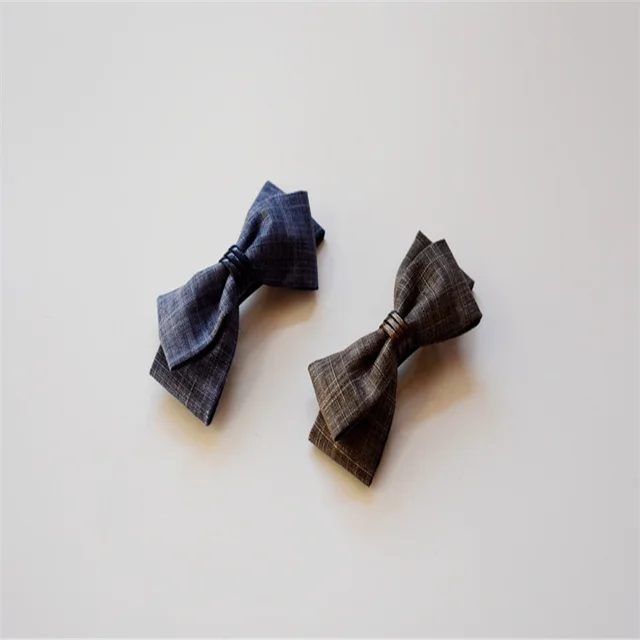 Bowknot hairpin edge clip ponytail clip top clip liu seaside clip Grey - Shop at LoveMi