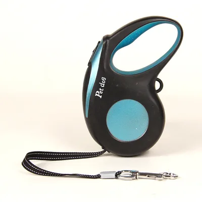 Automatic telescopic dog chain Blue - Shop at LoveMi