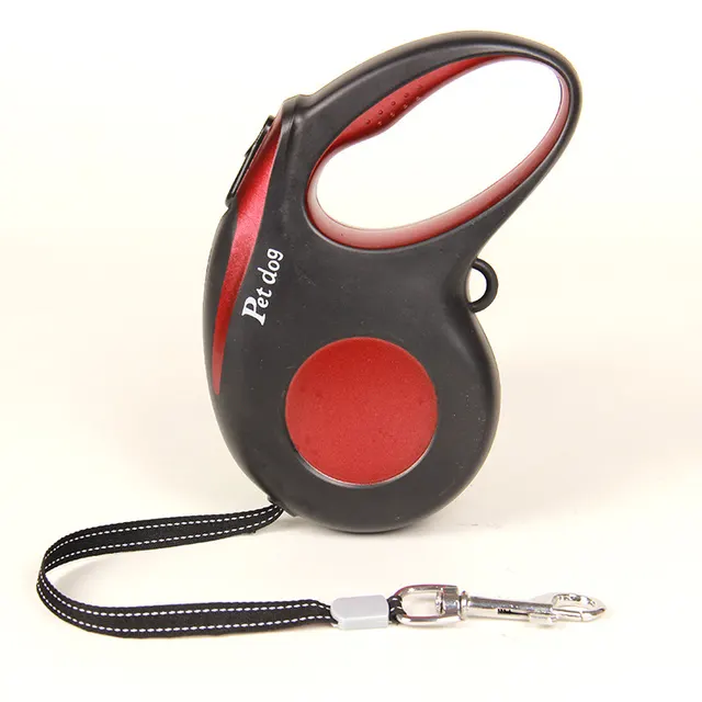 Automatic telescopic dog chain Red - Shop at LoveMi
