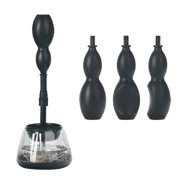 Professional Electric Auto Make Up Brushes Washing Tool Dry in Seconds Protect Bristle Black - Shop at LoveMi