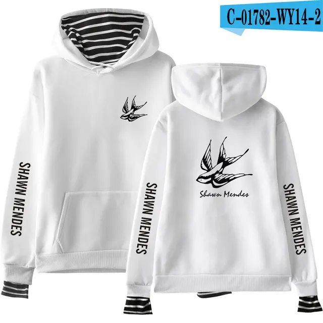 Men's And Women's Hooded Fake Two Piece Sweater 3 White - Shop at LoveMi