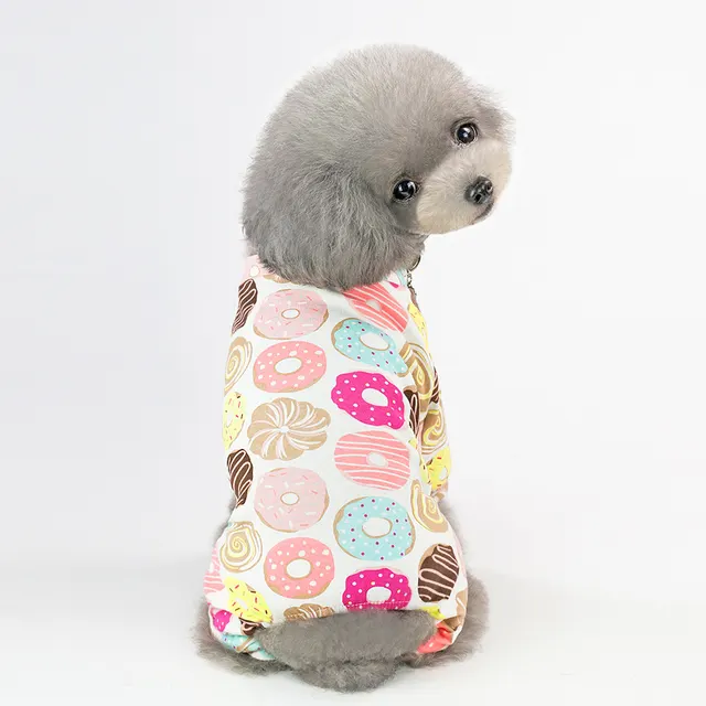 Dog Biker Striped Pajamas Donuts - Shop at LoveMi