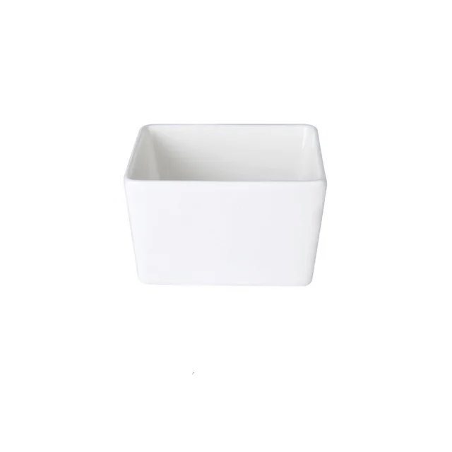 Ceramic pet rice bowl with bamboo frame Bowl - Shop at LoveMi