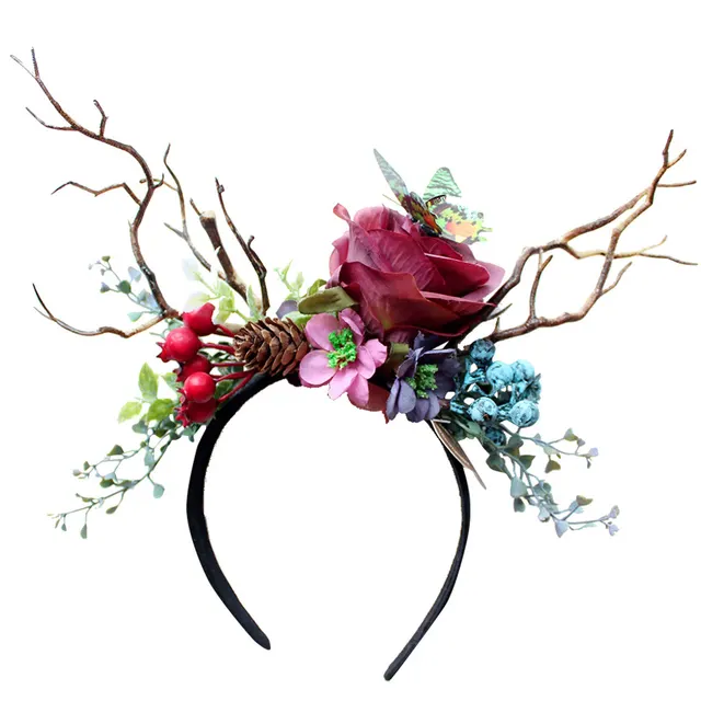 Explosive Christmas Antler Headdress Photo Color - Shop at LoveMi