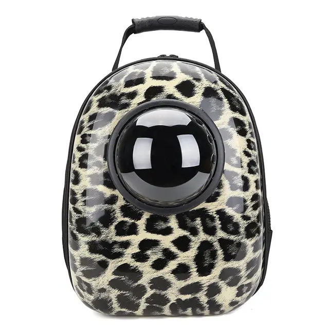Pet bag, space capsule bag, out 6 Empty Leopard Print - Shop at LoveMi