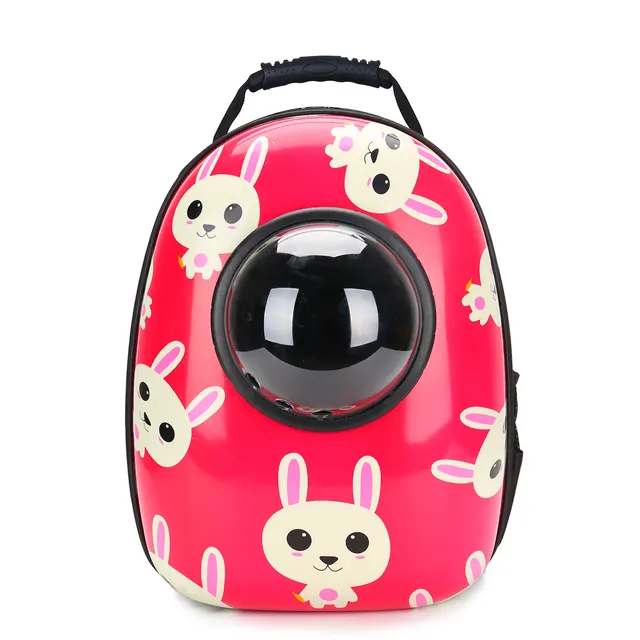 Pet bag, space capsule bag, out 6 Hole Pink Rabbit - Shop at LoveMi
