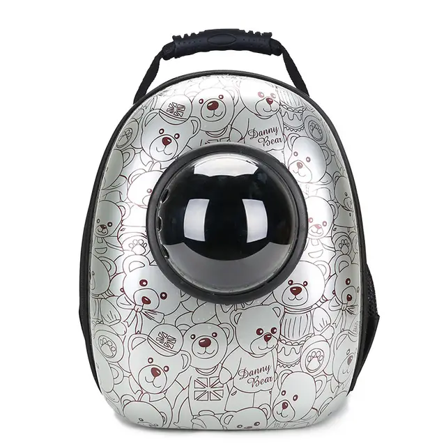 Pet bag, space capsule bag, out 6 Hole Silver Bear - Shop at LoveMi