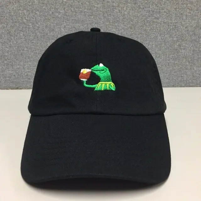 Frog Embroidered Baseball Cap - Shop at LoveMi
