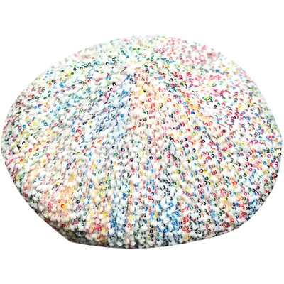 Color sequins beret women summer thin Korean hat Seven Color Sequins - Shop at LoveMi