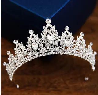 Crown Hairband Wedding Hair Accessories - White