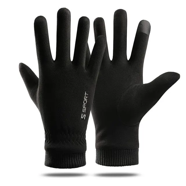 Winter Keep Warm Touch Screen Plus Velvet Inside gloves Black A - Shop at LoveMi