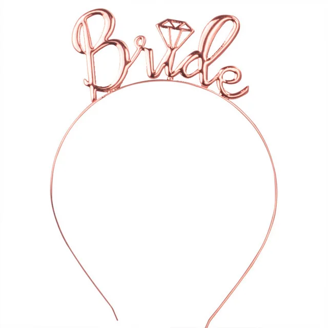 Bridal Veil popular in Europe and America Rose Gold Headband - Shop at LoveMi