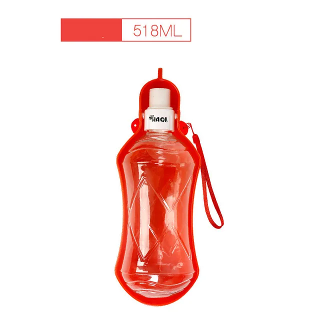 Dog portable outdoor water bottle Red - Shop at LoveMi