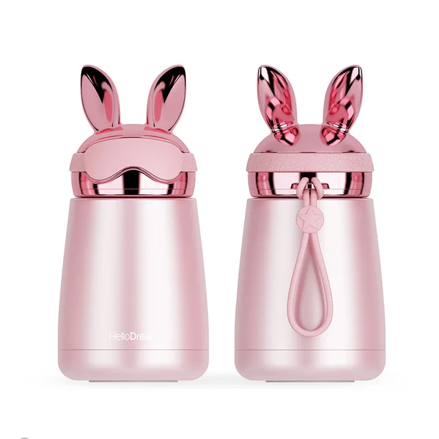 Electroplating Elvis Insulation Cup 304 Solid Color Cool Portable Pink - Shop at LoveMi