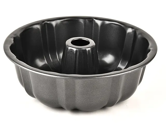 Round Deep Baking Mold Bundt Pumpkin Shape Cake Pan Black - Shop at LoveMi