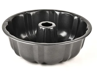 Round Deep Baking Mold Bundt Pumpkin Shape Cake Pan - Black