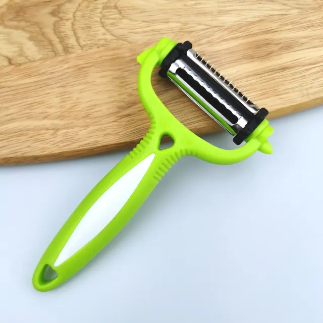 3 in1 Multifunctional 360 Degree Rotary Potato Peeler Green - Shop at LoveMi