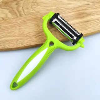 3 in1 Multifunctional 360 Degree Rotary Potato Peeler - Green