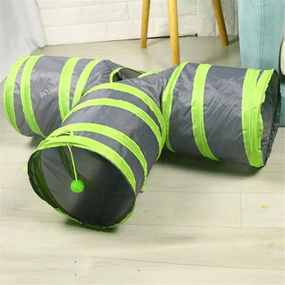 Collapsible cat tunnel Grey - Shop at LoveMi