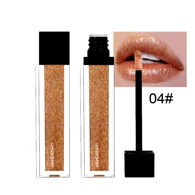 Pearlescent Colorful Lip Gloss Orange 04 - Shop at LoveMi
