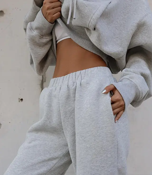 Two piece sports and leisure suit Grey - Shop at LoveMi