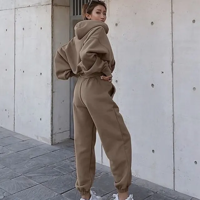 Two piece sports and leisure suit Khaki - Shop at LoveMi