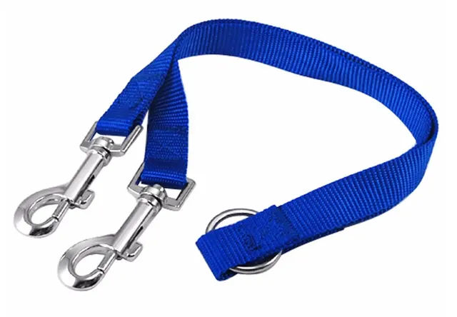 WALK 2 Two DOGS Leash COUPLER Double Twin Lead Walking Leash China Blue - Shop at LoveMi