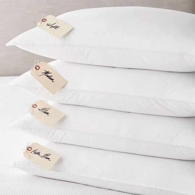 Goose down pillow core bed sofa office cushion core White - Shop at LoveMi