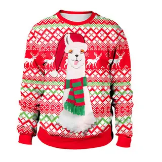 Ugly Christmas Sweater For gift Santa Elf Funny Pullove - 1 Colour