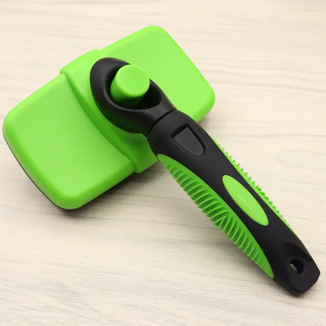 Cat and dog grooming needle comb Green - Shop at LoveMi