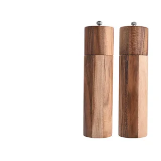 Cylindrical ceramic core manual pepper grinder - Two Opp Packs