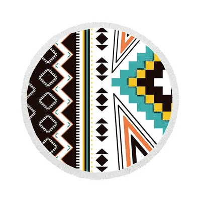 Geometric print beach towel Geometry - Shop at LoveMi