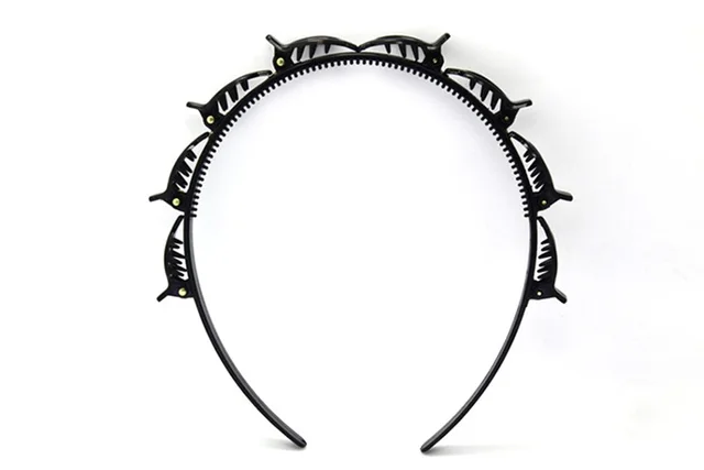 Braided Korean headband hair Black - Shop at LoveMi