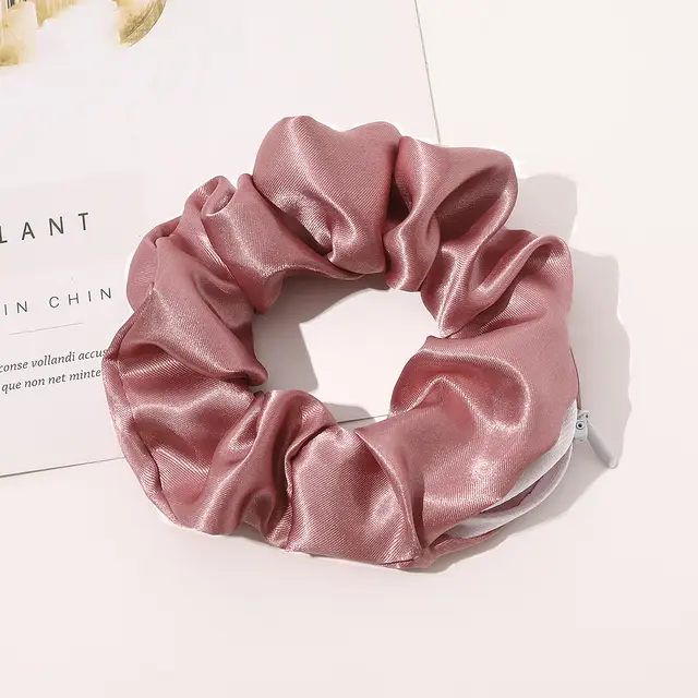 Zipper Large Intestine Ring Head Ring Leather Powder - Shop at LoveMi