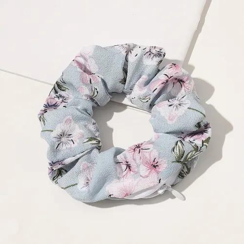 Zipper Large Intestine Ring Head Ring Sky Blue - Shop at LoveMi