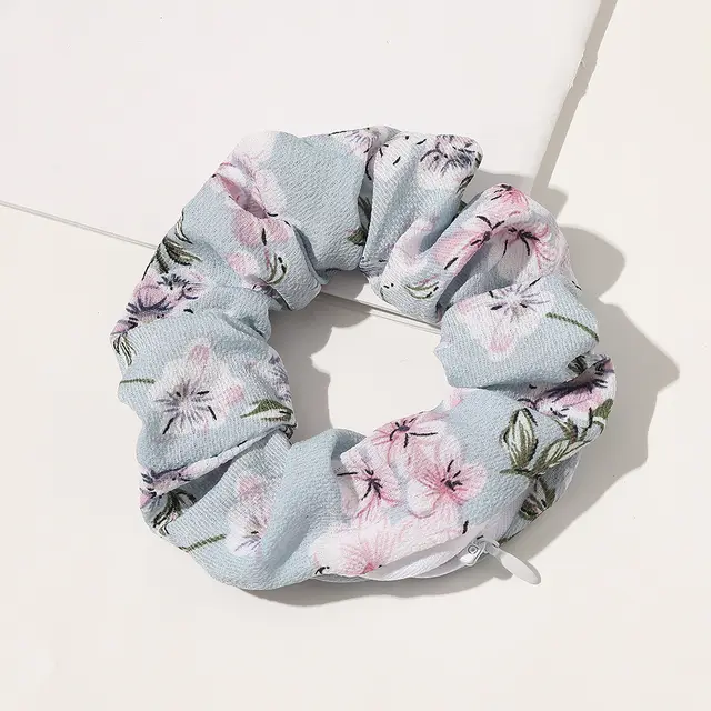 Zipper Large Intestine Ring Head Ring Sky Blue - Shop at LoveMi